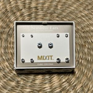 Mixit Sparkling Cubic Zirconia Earrings